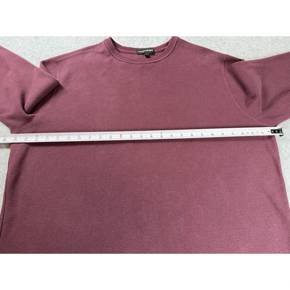 Banana Republic Men's 2XL Long Sleeve Midweight Double Knit Shirt